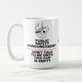 Cafeïne meme & grap Mok | Grappig Koffie Liefhebbe (Links)