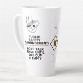 Cafeïne meme Mok | Grappige koffie grap Mok (Linkerhoek)