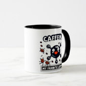 Cafeïne: mijn favoriete element! mok (Voorkant rechts)