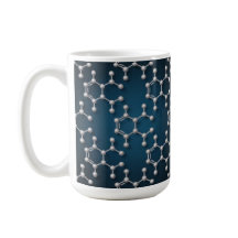 Cafeïne Moleculen Klassieke Koffiemok
