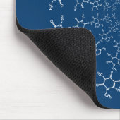 Cafeïne Molecuul Blauwe Muismat (Hoek)