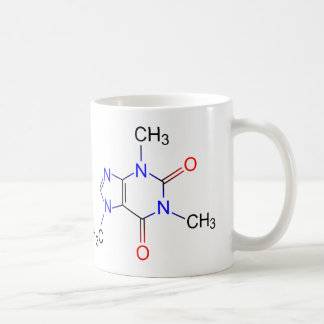 Cafeïne Molecuul Koffiemok