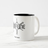 Cafeïne Molecuul Mok – Koffie Chemie Nerd Cadeau (Voorkant rechts)