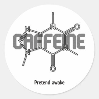 Cafeïne Molecuul Sticker