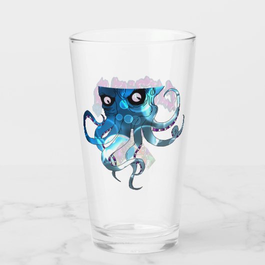 CAFEÏNE-OCTOPUS GLAS (Achterkant)