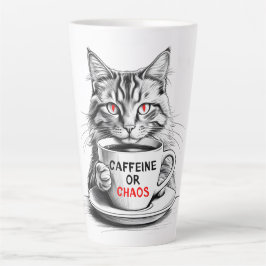 Cafeïne of Chaos Kat Koffie Liefhebber Mok