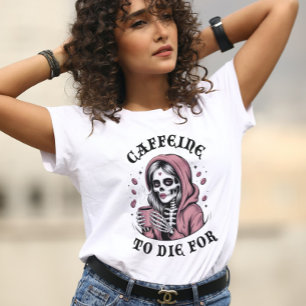 Cafeïne om voor te sterven Tri-Blend shirt
