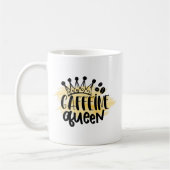 Cafeïne Queen Coffee Mok - Grappig cadeau voor haa (Links)