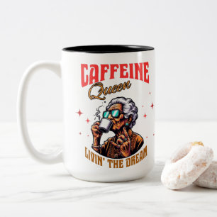 Cafeïne Queen Coffee Mok Leuk cadeau voor koffie
