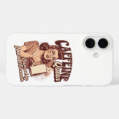 Cafeïne Queen - Java & Sarcasme Retro Design Case-Mate iPhone Case (Achterkant (horizontaal))
