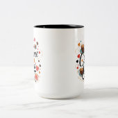 Cafeïne Queen Two-Tone 15 oz Mok voor Coffee Lover (Center)