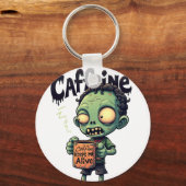 Cafeïne Zombie Sleutelhanger (Voorkant)