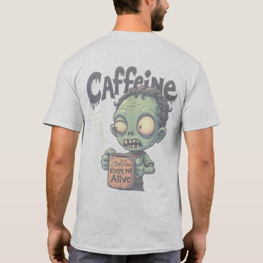 Cafeïne Zombie T-shirts (Achterkant)