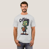 Cafeïne Zombie T-shirts (Voorkant volledig)
