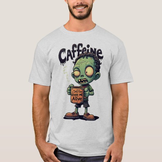 Cafeïne Zombie T-shirts (Voorkant)