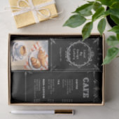 Cafeïnebewegwijzering decoupage tissuepapier (Geschenk)