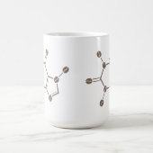 cafeïnebonenmolecule koffiemok (Center)