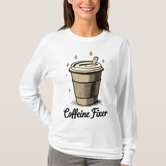 Cafeïnefixator T-shirt (Voorkant)