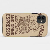 cafeïnehoudend call-Hoesje Case-Mate iPhone Case (Achterkant (horizontaal))