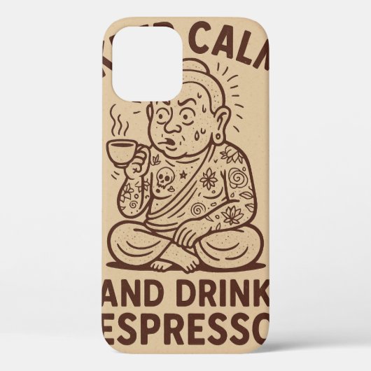 cafeïnehoudend call-Hoesje Case-Mate iPhone Case (Achterkant)