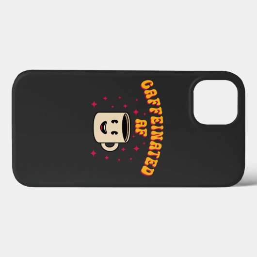 cafeïnehoudende AF Case-Mate iPhone Case (Achterkant (horizontaal))