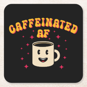  cafeïnehoudende AF Kartonnen Onderzetters