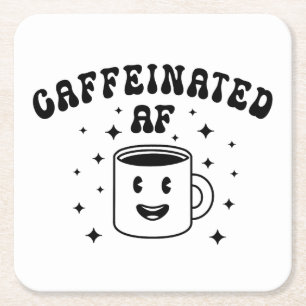 cafeïnehoudende AF Kartonnen Onderzetters