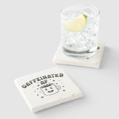 cafeïnehoudende AF Stenen Onderzetter (Zijkant)