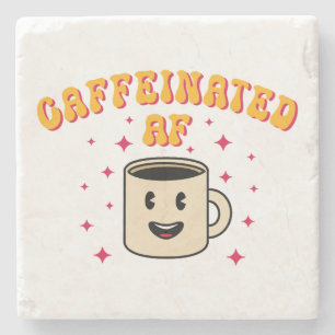  cafeïnehoudende AF Stenen Onderzetter