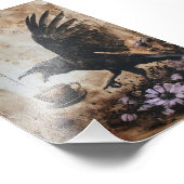 Cafeïnehoudende Corvid fotoprint Foto Afdruk (Hoek)