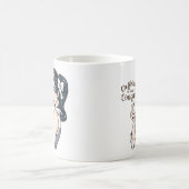 Cafeïnehoudende en Conquor Glamoureuze Retro Koffiemok (Center)