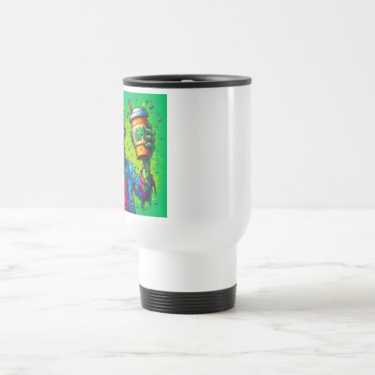 Cafeïnehoudende zombies reisbeker (Center)