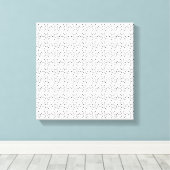cafeïnemoleculaire bonen canvas afdruk (Insitu (Houten vloer))