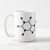 cafeïnemoleculaire bonen koffiemok (Links)