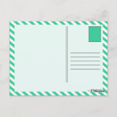 cafeïnemolecule briefkaart (Achterkant)