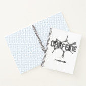 Cafeïnemolecuul Notitieboek (Binnen)