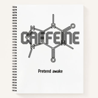 Cafeïnemolecuul Notitieboek