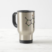 Cafeïnemolecuul Reisbeker (Voorkant links)