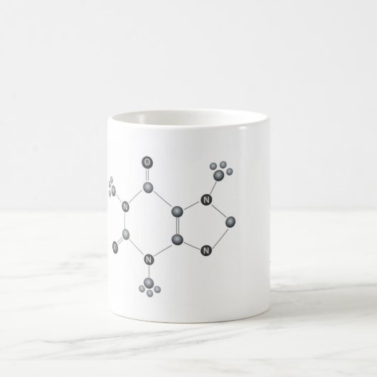 cafeïnemolecuul, www.nutritionradio.org koffiemok (Center)