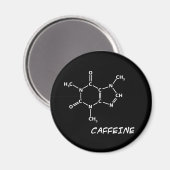 Cafeïnemolecuulmagneet Magneet (Voorkant / Achterkant)