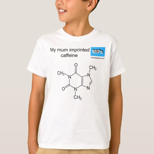 cafeïnemum t-shirt (Voorkant)