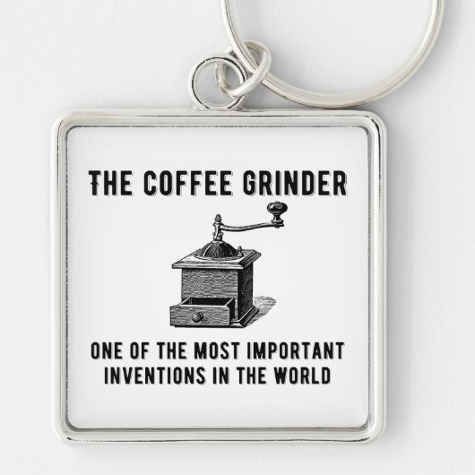 cafeïnestijl: de koffiemolen sleutelhanger (Voorkant)