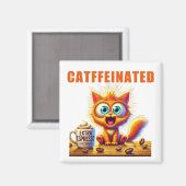 CAFEÏNEVRIJ MAGNEET (Voorkant / Achterkant)
