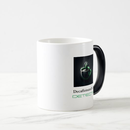 Cafeïnevrije koffie detecteren morphing Mok WOW (Voorkant rechts)