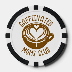 Cafémoeders Club Trendy Mama Coffieliefhebber Poker Chips