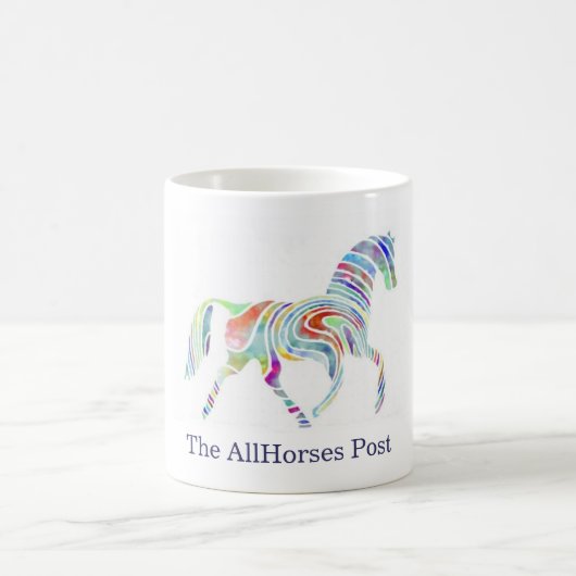 cafepresslogo, The AllHorses Post Koffiemok (Center)