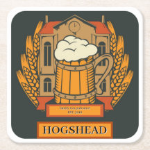 Cafés, Bars Bier Vierkante Onderzetter