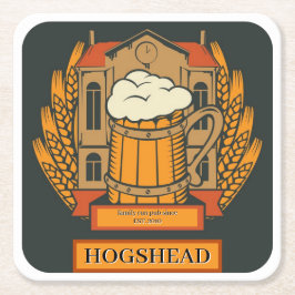 Cafés, Bars Bier Vierkante Onderzetter