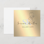 Cafés Café Koffie Eten Coffeeshop Restaurant Kaart (Voorkant / Achterkant)