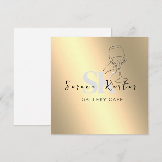 Cafés Café Koffie Eten Coffeeshop Restaurant Kaart (Voorkant / Achterkant)